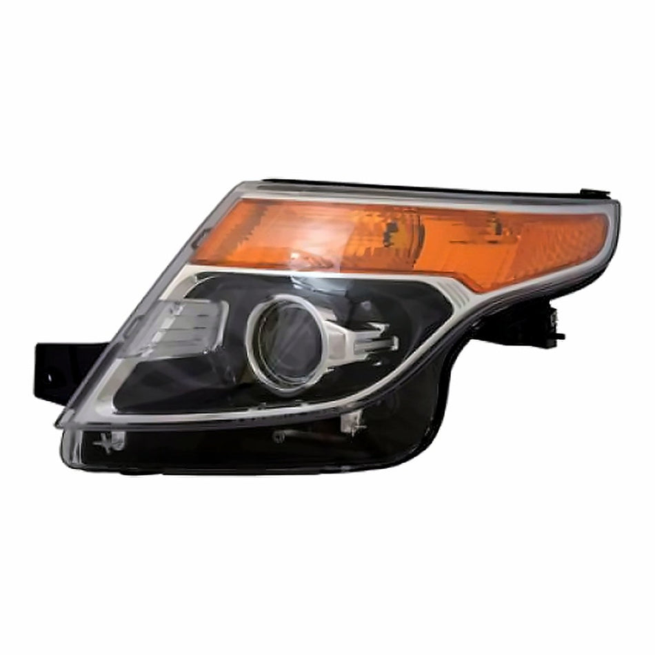 2011-2015 Ford Explorer Limted Headlight Driver Side - product view, Part FO2518127