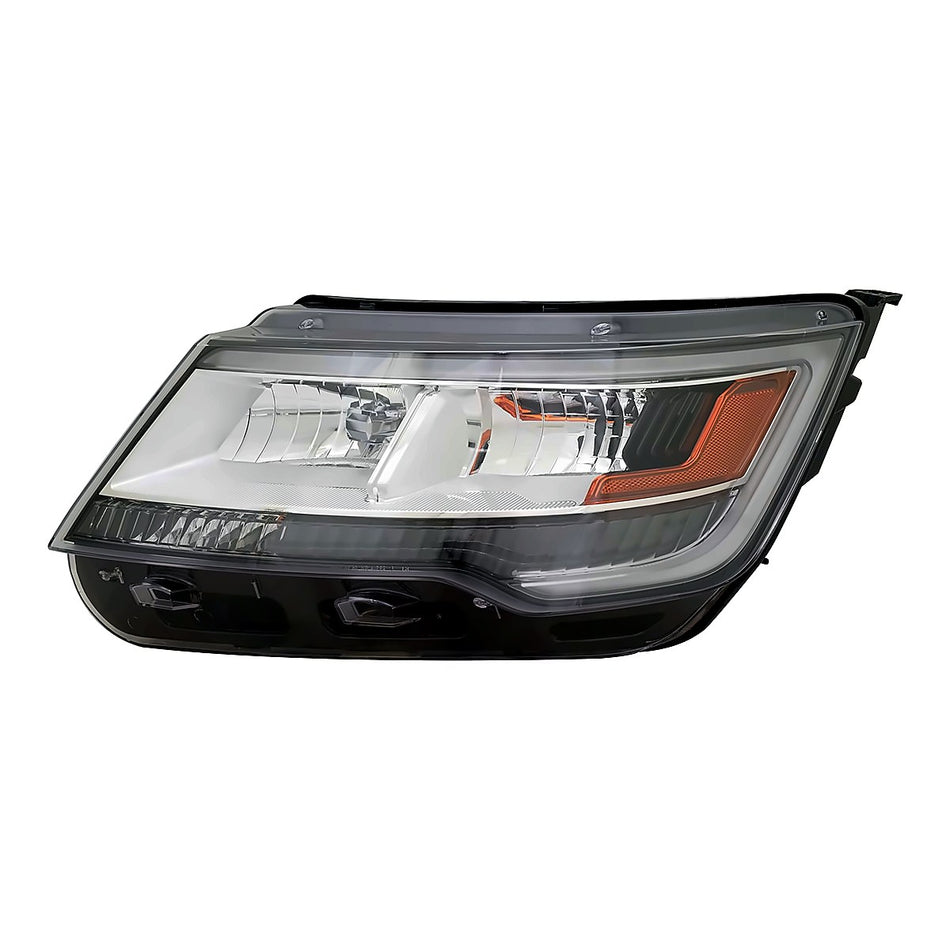 2016-2018 Ford Explorer Headlight Driver Side Hid Base Model – Front View (FO2518129)