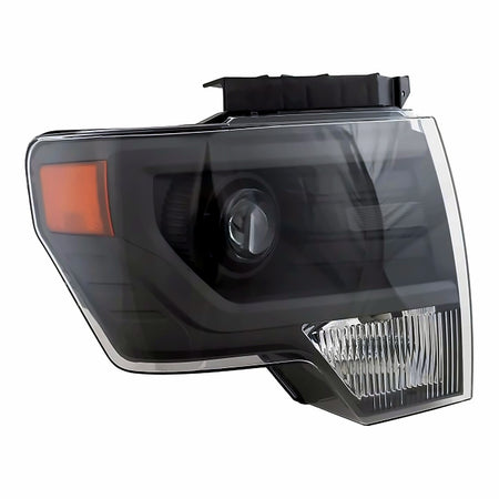 2010-2014 Ford F150_Raptor Headlight Passenger Side Hid Gray Trim – Side View (FO2519122)