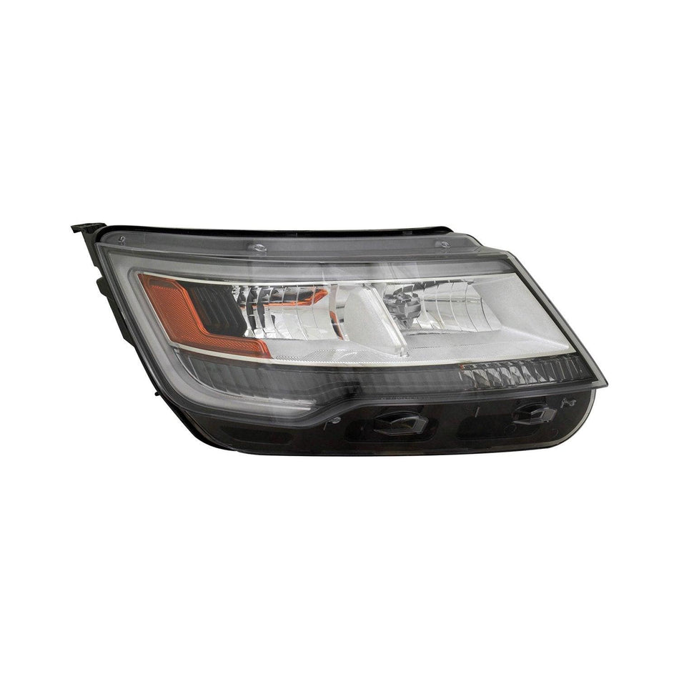 2016-2018 Ford Explorer Headlight Passenger Side Hid Base Model 