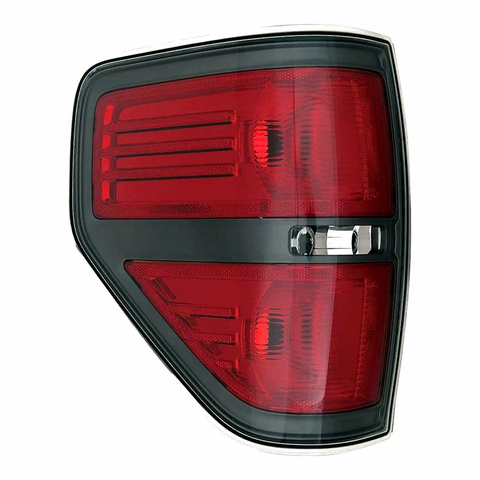 Front View - 2009-2014 Ford F-150 Tail Light Includes FX2 Models Driver Side LH FO2818150