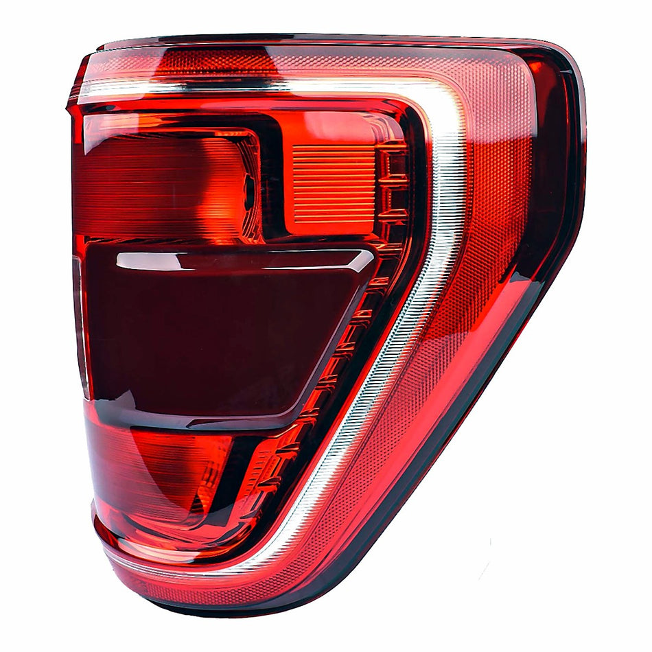 Front View - 2021-2025 Ford F-150 Tail Light with Blind Spot Passenger Side RH High Quality FO2819159