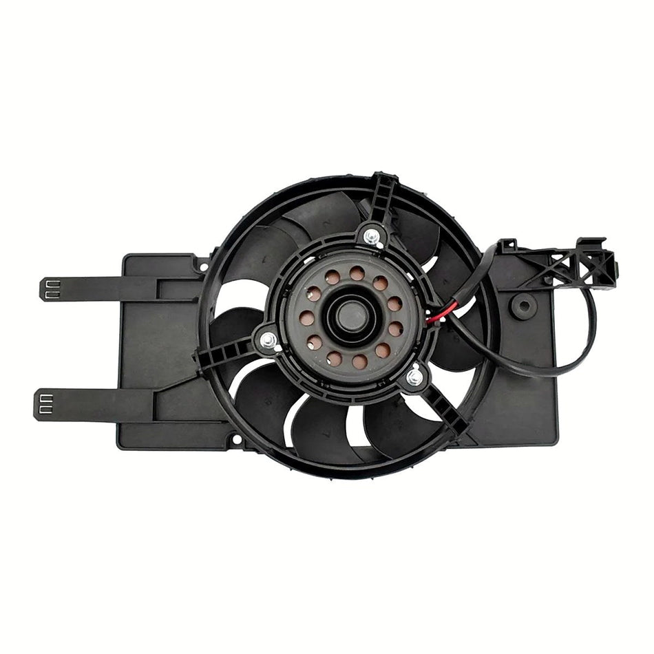 2015-2018 Ford Focus Electric A/C Fan Passenger Side - side angle, Part FO3113108