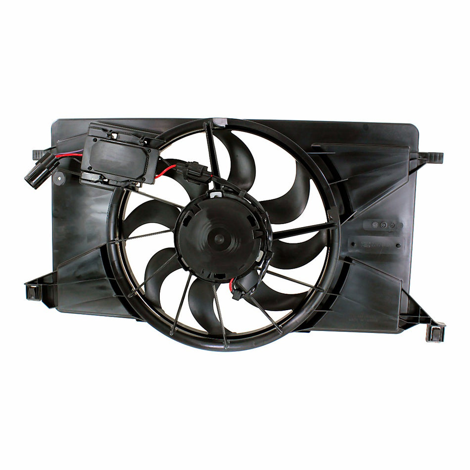 2012-2018 Ford Focus Electric Cooling Fan - side angle, Part FO3115189