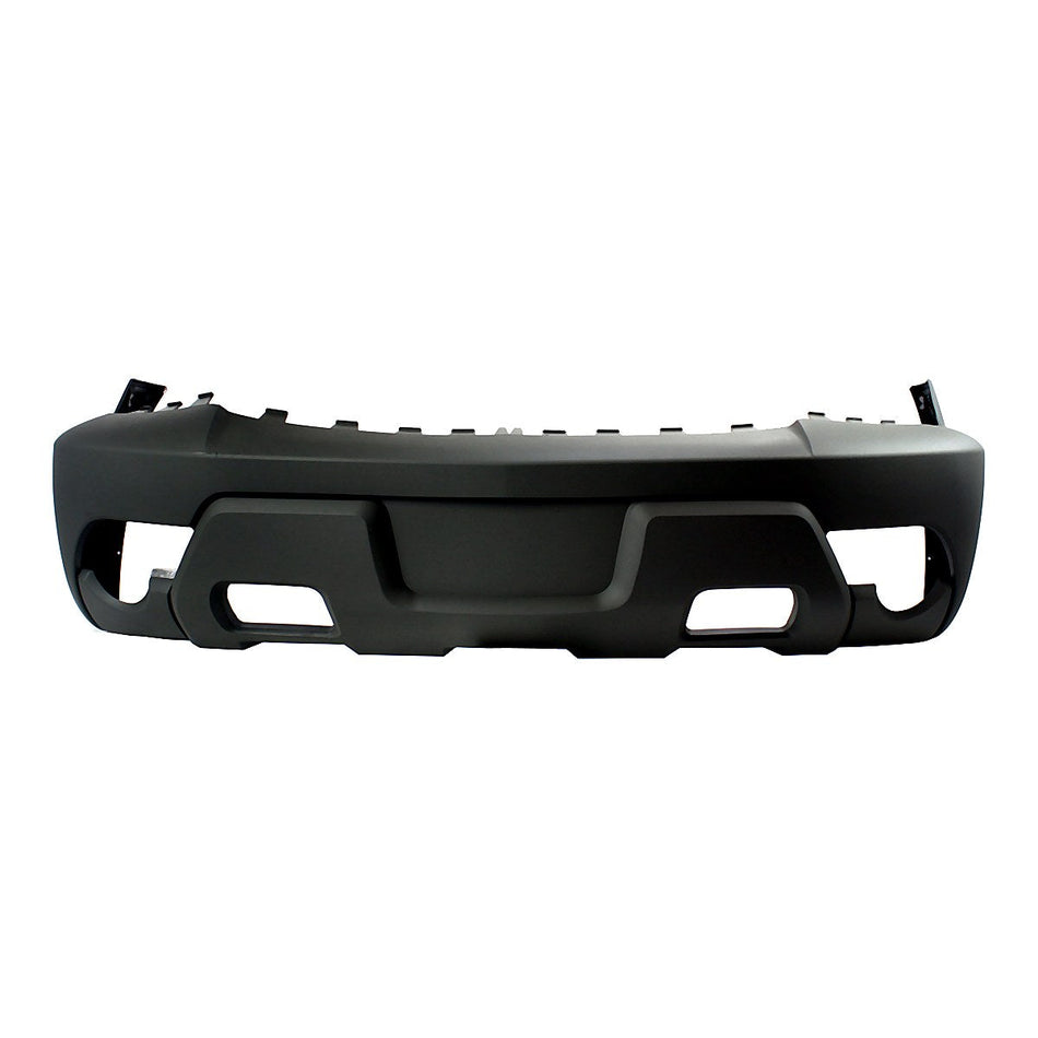 2002 Chevrolet Avalanche Bumper Front With Body Cladding Textured Gray 1500 Model_GM1000648