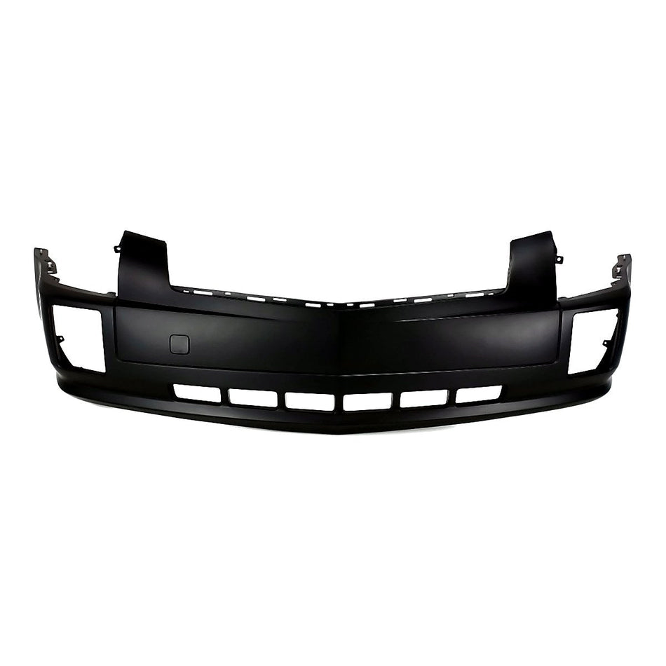 2004-2009 Cadillac Srx Bumper Front Without Headlight Washer Hole Sports Upper/Lower 1 Piece Primed_GM1000696