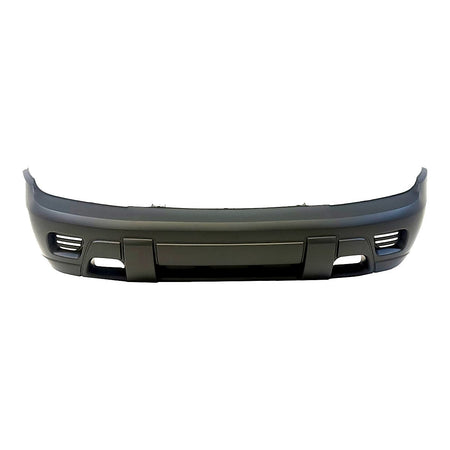 2002-2005 Chevrolet Trailblazer Bumper Upper Front Primed Lower Textured Without Fog Light Hole_GM1000716