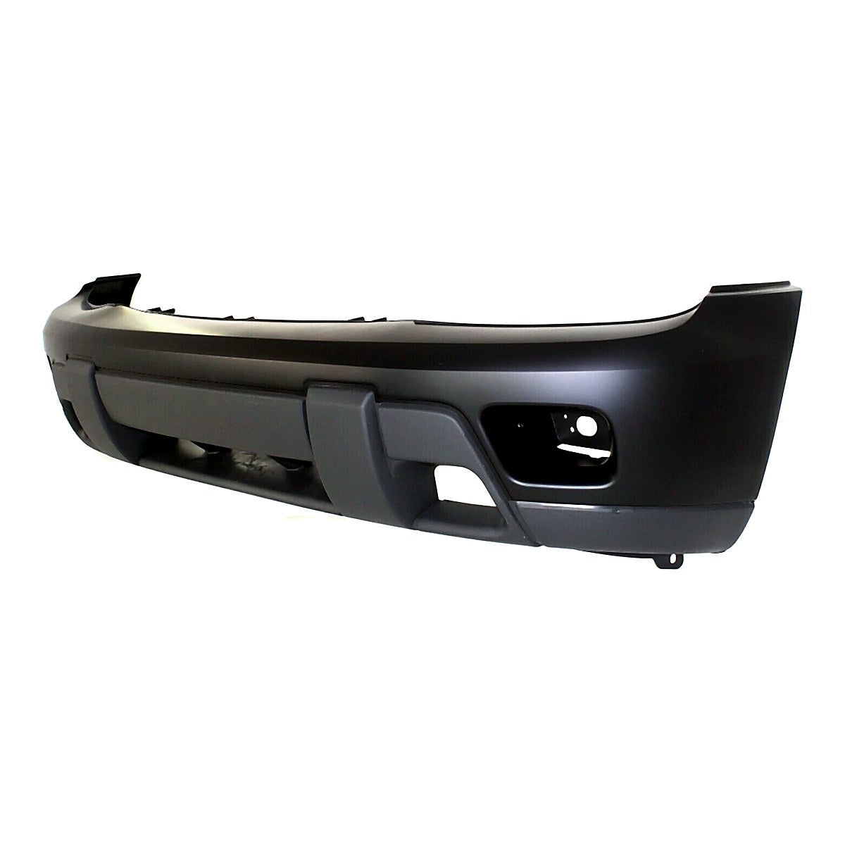 2002-2005 Chevrolet Trailblazer Bumper Upper Front Primed Lower Textured Without Fog Light Hole_GM1000716-2