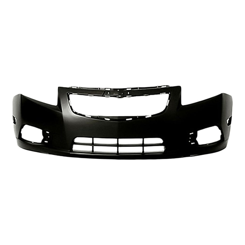 2011-2014 Chevrolet Cruze Bumper Front Primed Ls/Lt/Ltz/Eco Without Chrome Trim For Rs Models With Lower Grille Bar – GM1000924