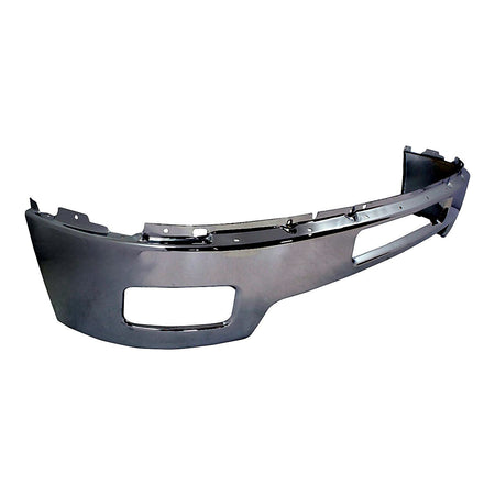 2011-2014 Chevrolet Silverado 2500 Bumper Front With Fog Light Hole Chrome Steel_GM1002837-3
