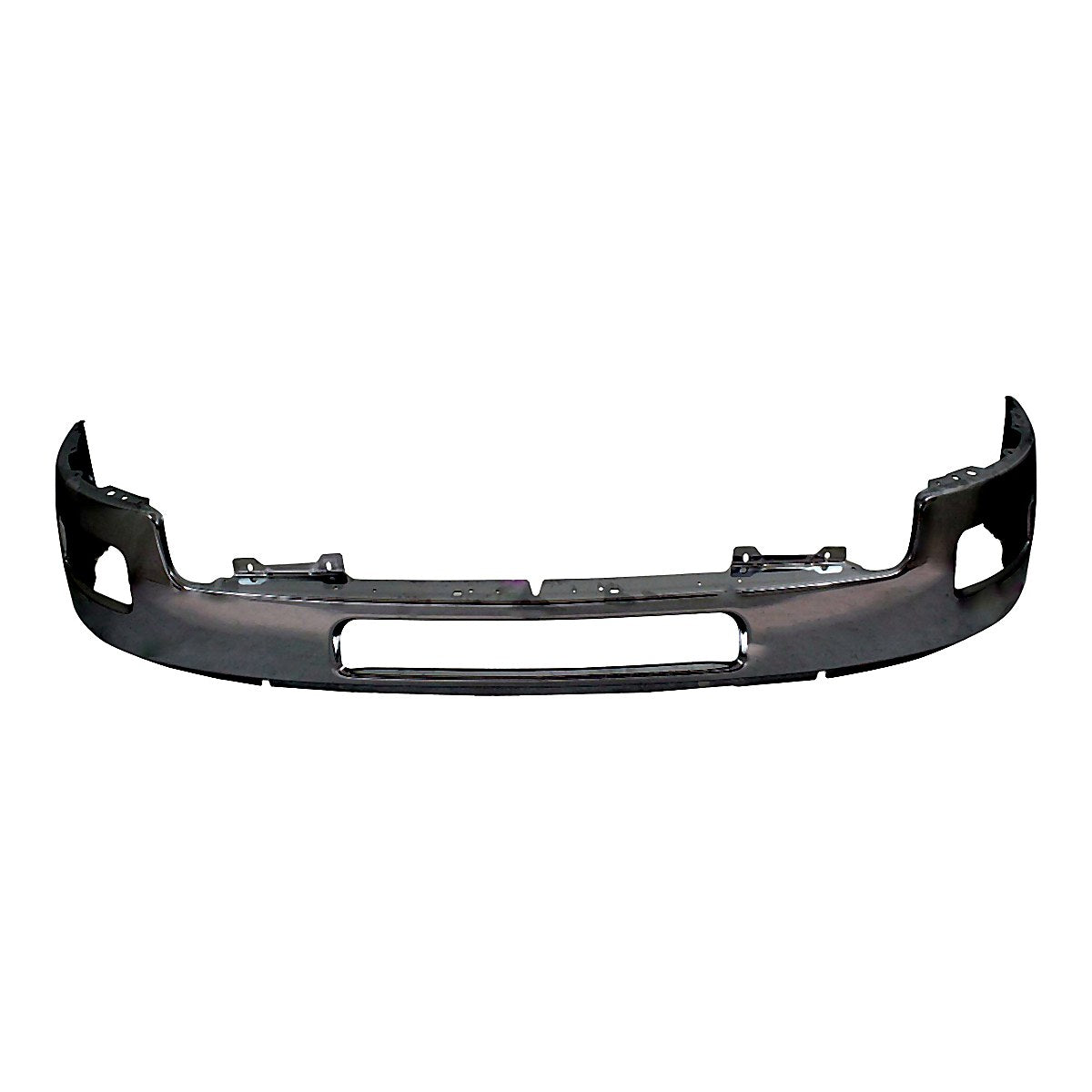 2011-2014 Chevrolet Silverado 2500 Bumper Front With Fog Light Hole Chrome Steel_GM1002837-4