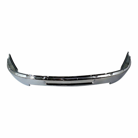 2011-2013 Chevrolet Silverado 2500 Bumper Front Without Fog Light Hole Chrome Steel_GM1002838-4