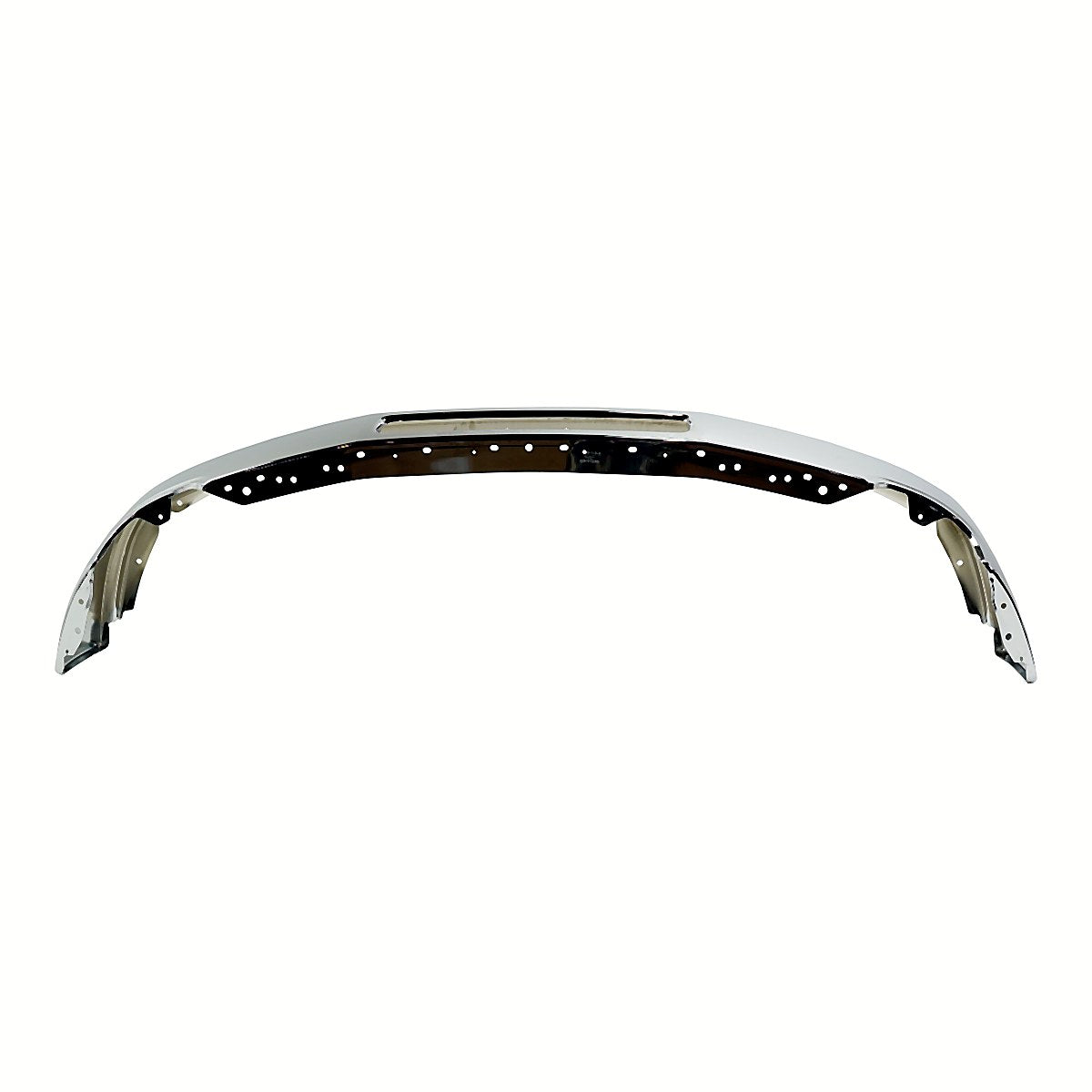 2011-2014 Gmc Sierra 2500 Bumper Face Bar Front Chrome Steel Exclude Denali_GM1002839-3