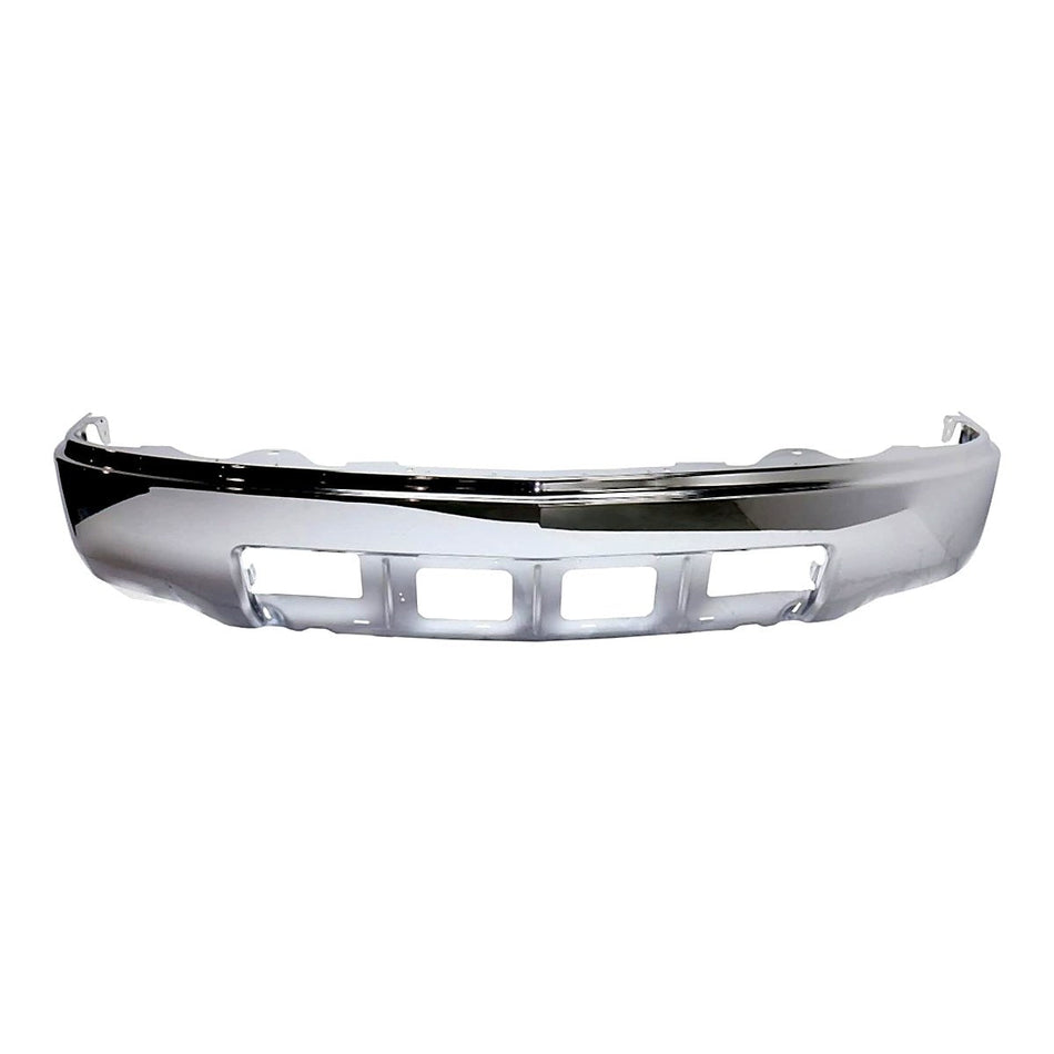 2014-2015 Chevrolet Silverado 1500 Bumper Face Bar Front Chrome Without Fog Light/Sensor_GM1002844