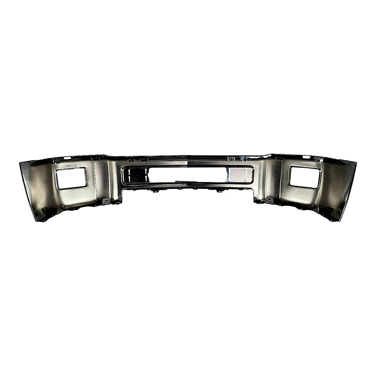 2015-2019 Chevrolet Silverado 2500 Bumper Face Bar Front Chrome Without Sensor With Fog Holes Steel_GM1002849-2