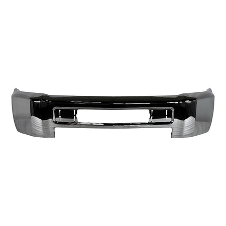 2015-2019 Chevrolet Silverado 2500 Bumper Face Bar Front Chrome Without Sensor Without Fog Holes_GM1002851