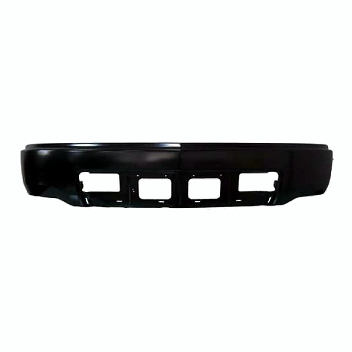 2014-2015 Chevrolet Silverado 1500 Bumper Face Bar Front Black Without Fog Light/Sensor_GM1002854