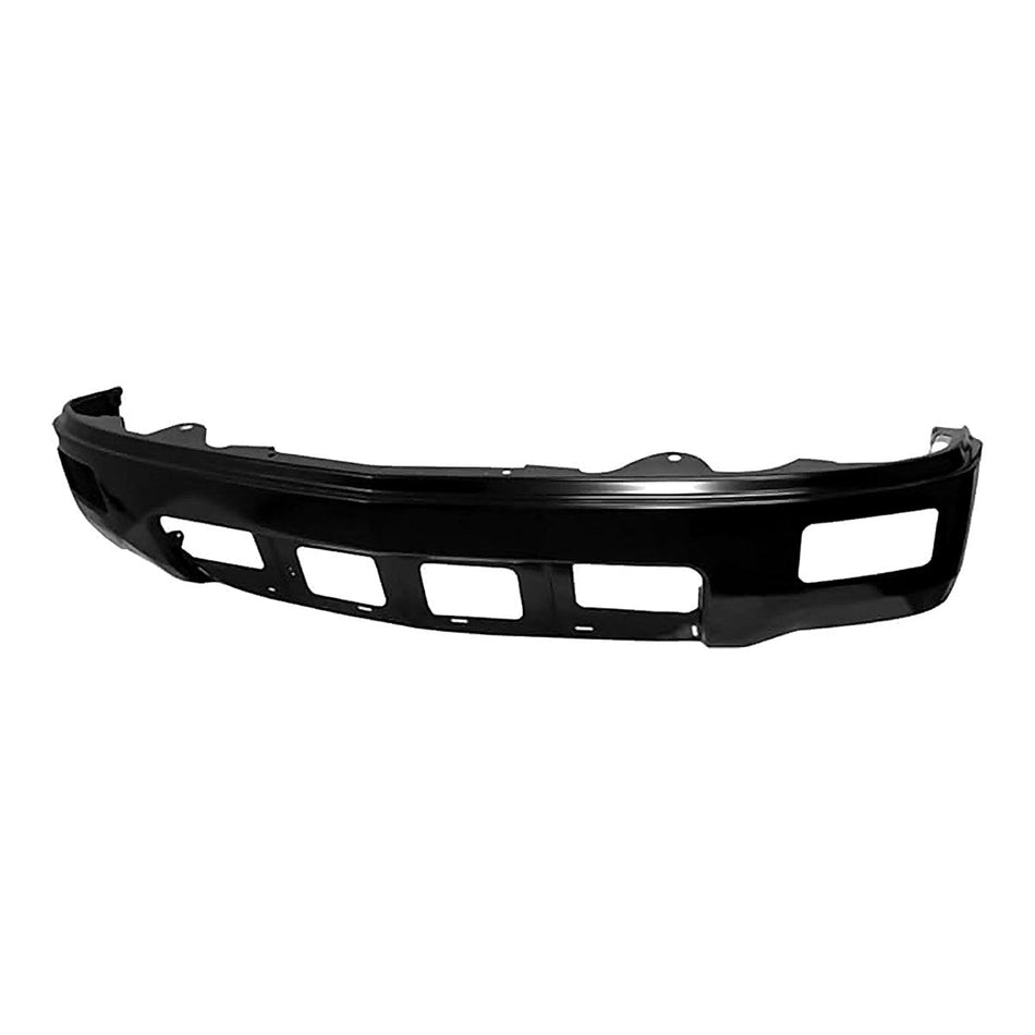 2014-2015 Chevrolet Silverado 1500 Bumper Face Bar Front Black Without Fog Light/Sensor_GM1002854-2