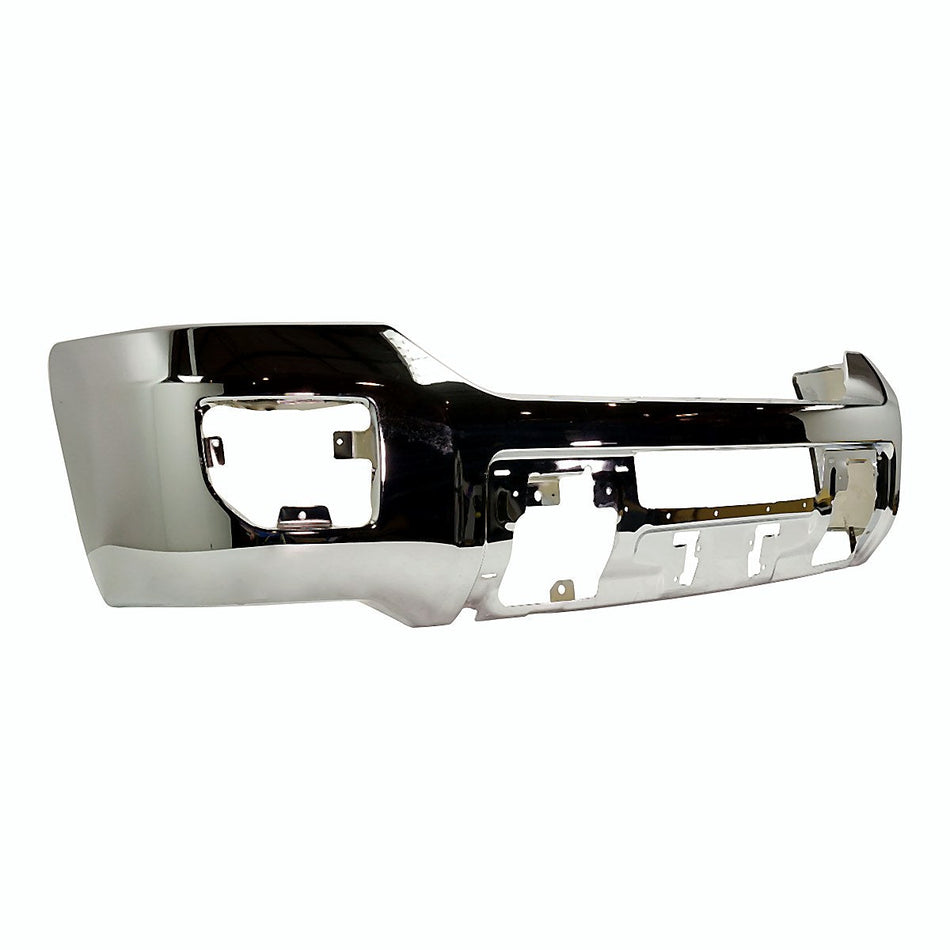 2015-2019 Gmc Sierra 2500 Bumper Face Bar Front Steel Without Sensor Chrome_GM1002855-2