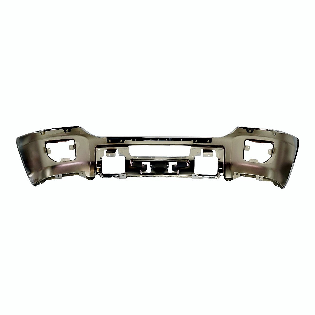 2015-2019 Gmc Sierra 2500 Bumper Face Bar Front Steel Without Sensor Chrome_GM1002855-5