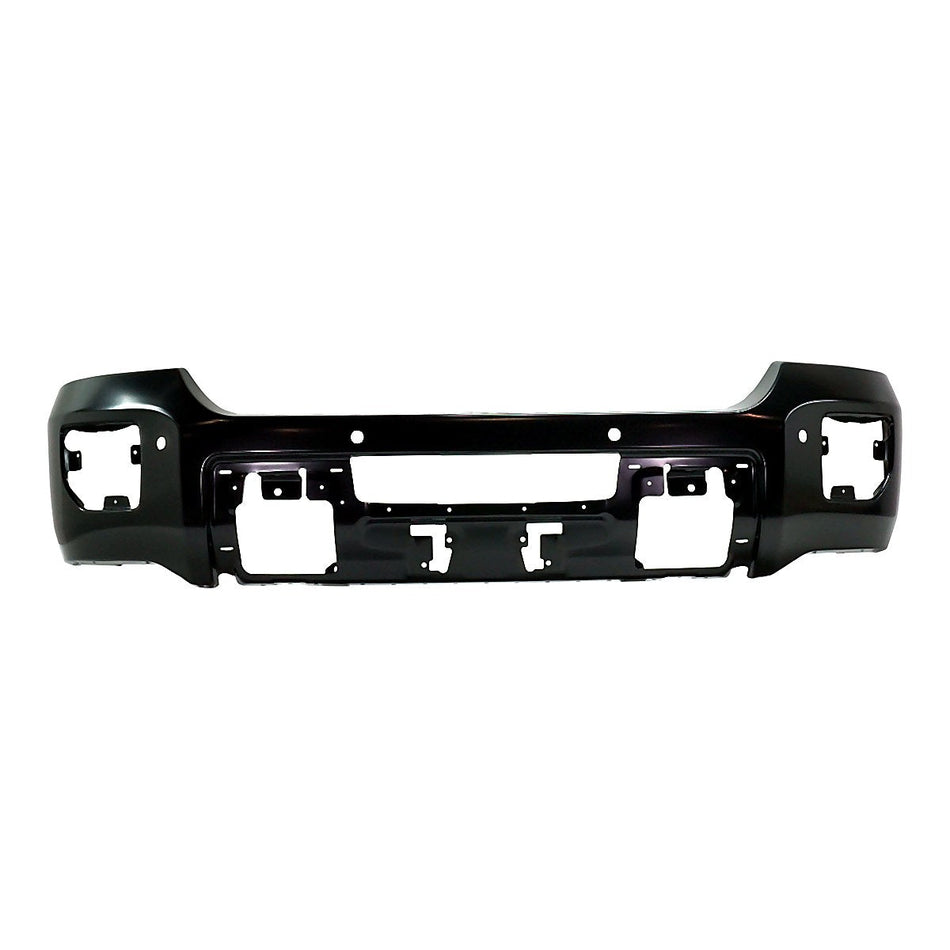 2015-2019 Gmc Denali 2500 Bumper Face Bar Front Steel With Sensor Black Ptm_GM1002857