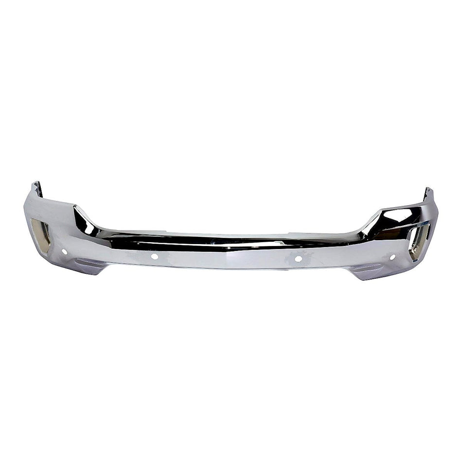 2019 Chevrolet Silverado 1500 Legacy Bumper Face Bar Front Steel Chrome With Fog Lights/Sensors – GM1002862