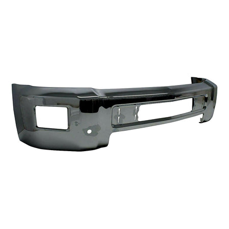 2015-2019 Chevrolet Silverado 2500 Bumper Face Bar Front Gray With Sensor With Fog Holes Steel_GM1002871-2