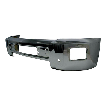 2015-2019 Chevrolet Silverado 2500 Bumper Face Bar Front Gray With Sensor With Fog Holes Steel_GM1002871-3