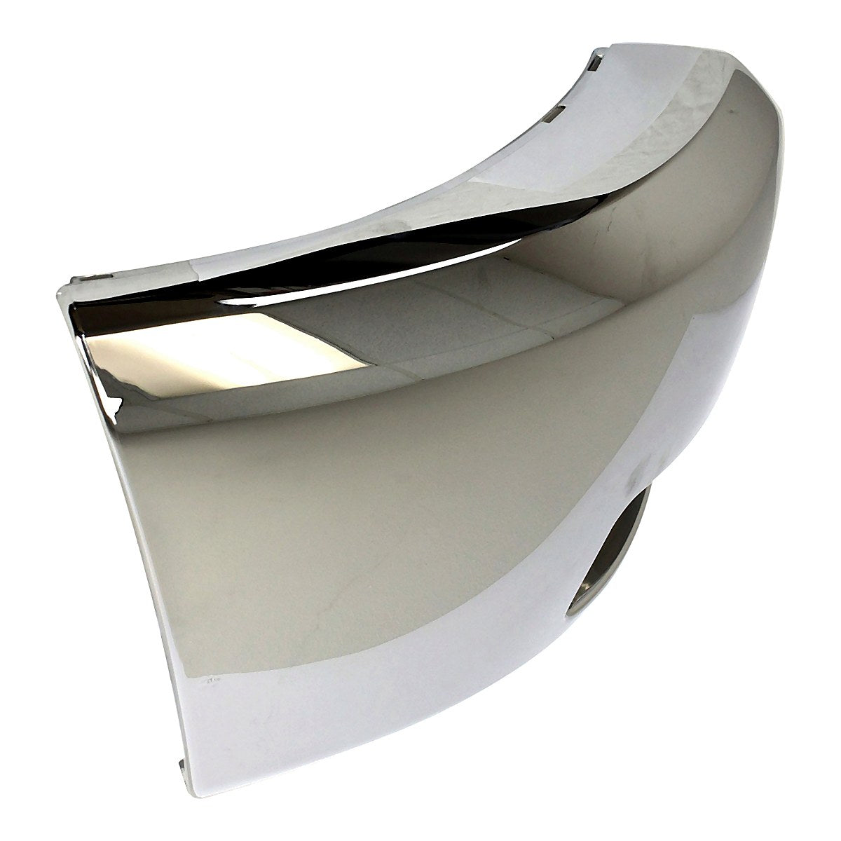 2012-2013 Chevrolet Silverado 1500 Bumper End Front Passenger Side Chrome With Fog Light Hole 1500/Hyb_GM1005156-4