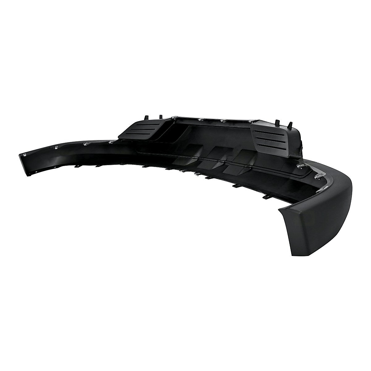 2019 Chevrolet Silverado 1500 Legacy Bumper Lower Front Textured Without Tow Hook Hole/Chrome Insert_GM1015134-3