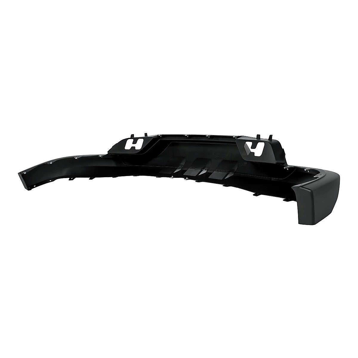 2019 Chevrolet Silverado 1500 Legacy Bumper Lower Front Textured With Tow Hook Hole Without Chrome Insert_GM1015135-3
