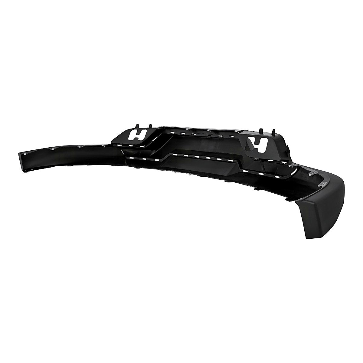 2019 Chevrolet Silverado 1500 Legacy Bumper Lower Front Textured With Tow Hook Hole/Chrome Insert_GM1015136-3