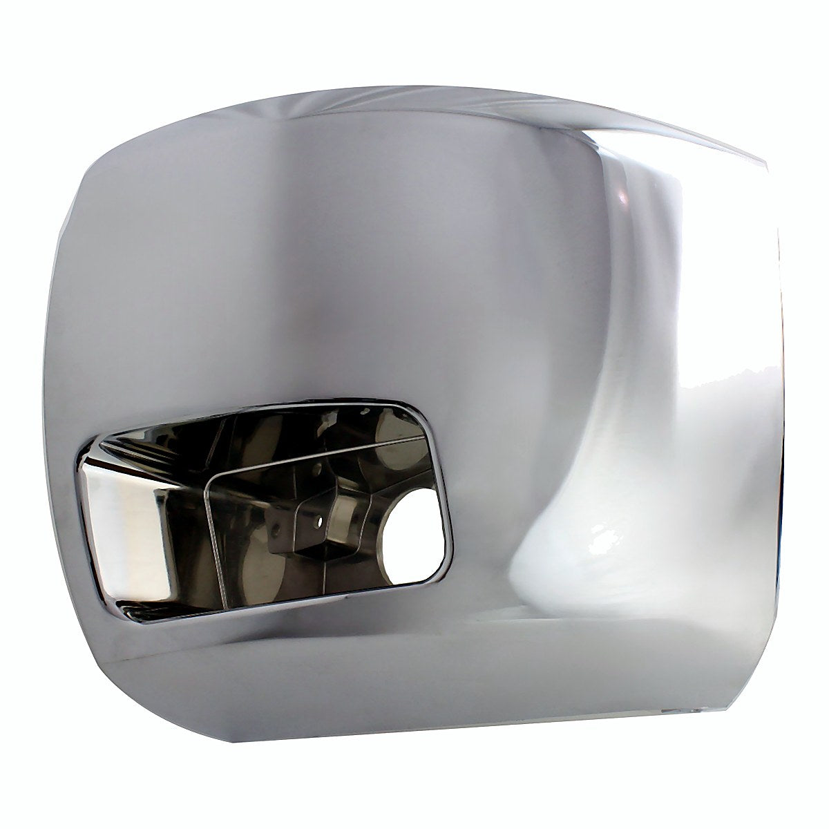 2007-2010 Chevrolet Silverado 1500 Bumper End Front Driver Side Chrome 2500/3500 With Fog Light Hole_GM1016108
