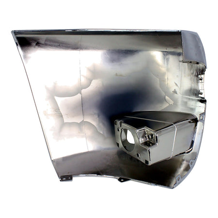 2007-2010 Chevrolet Silverado 1500 Bumper End Front Driver Side Chrome 2500/3500 With Fog Light Hole_GM1016108-5