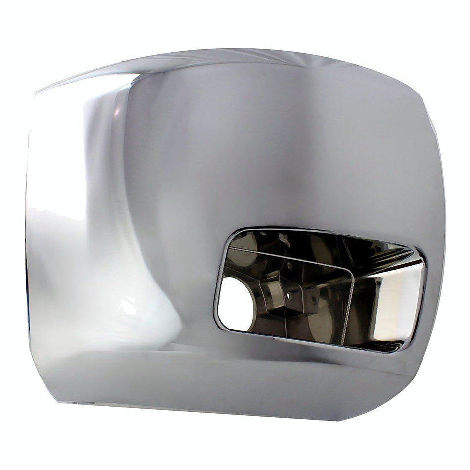 2007-2010 Chevrolet Silverado 1500 Bumper End Front Passenger Side Chrome With Fog Light Hole 2500/3500_GM1017108