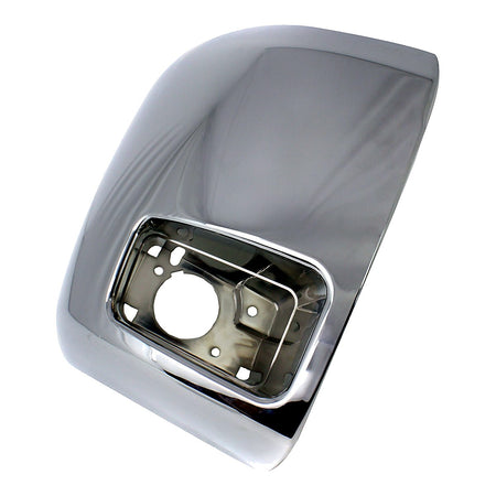 2007-2010 Chevrolet Silverado 1500 Bumper End Front Passenger Side Chrome With Fog Light Hole 2500/3500_GM1017108-3