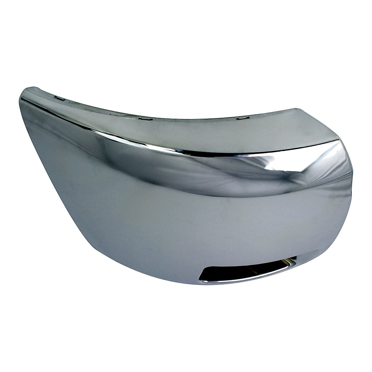 2007-2010 Chevrolet Silverado 1500 Bumper End Front Passenger Side Chrome With Fog Light Hole 2500/3500_GM1017108-4