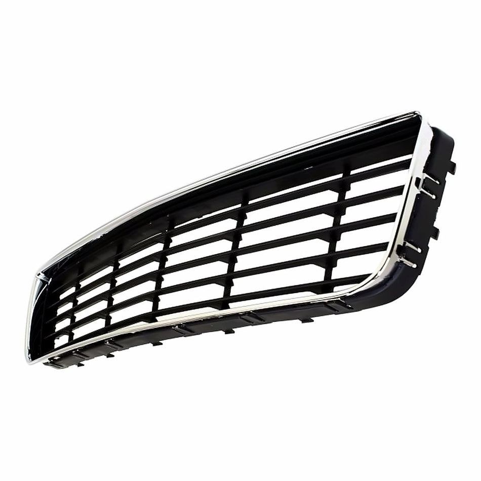 2006-2011 Chevrolet Impala Grille Lower Chrome Frontame With Black Horizontal Bars Exclude Ss Model – Side View (GM1036106)
