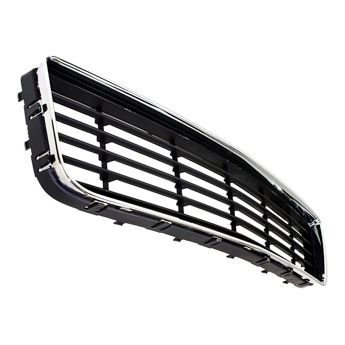 2006-2011 Chevrolet Impala Grille Lower Chrome Frontame With Black Horizontal Bars Exclude Ss Model – Side View (GM1036106)