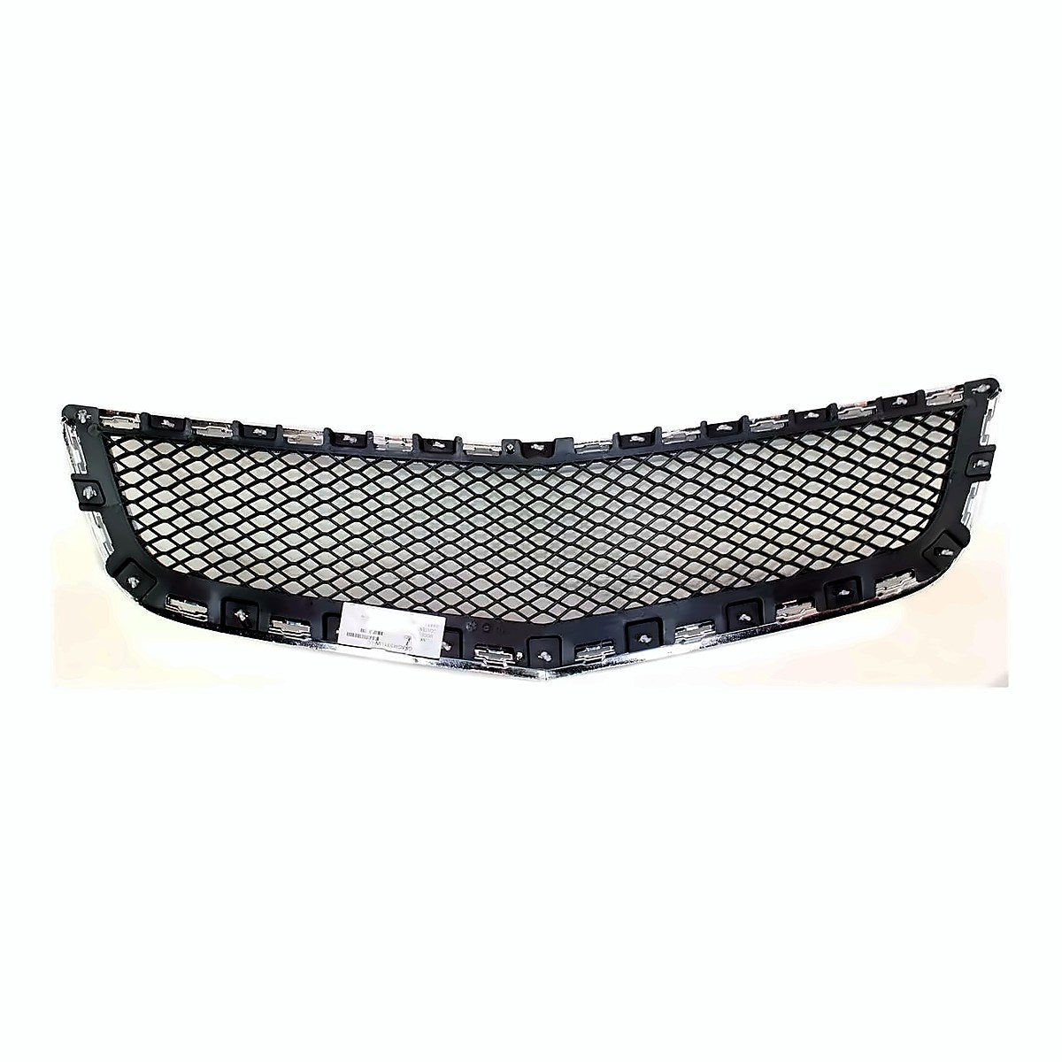 2009-2012 Chevrolet Traverse Grille Lower (Bumper Grille) Matte-Black With Chrome Moulding – Back View (GM1036120)