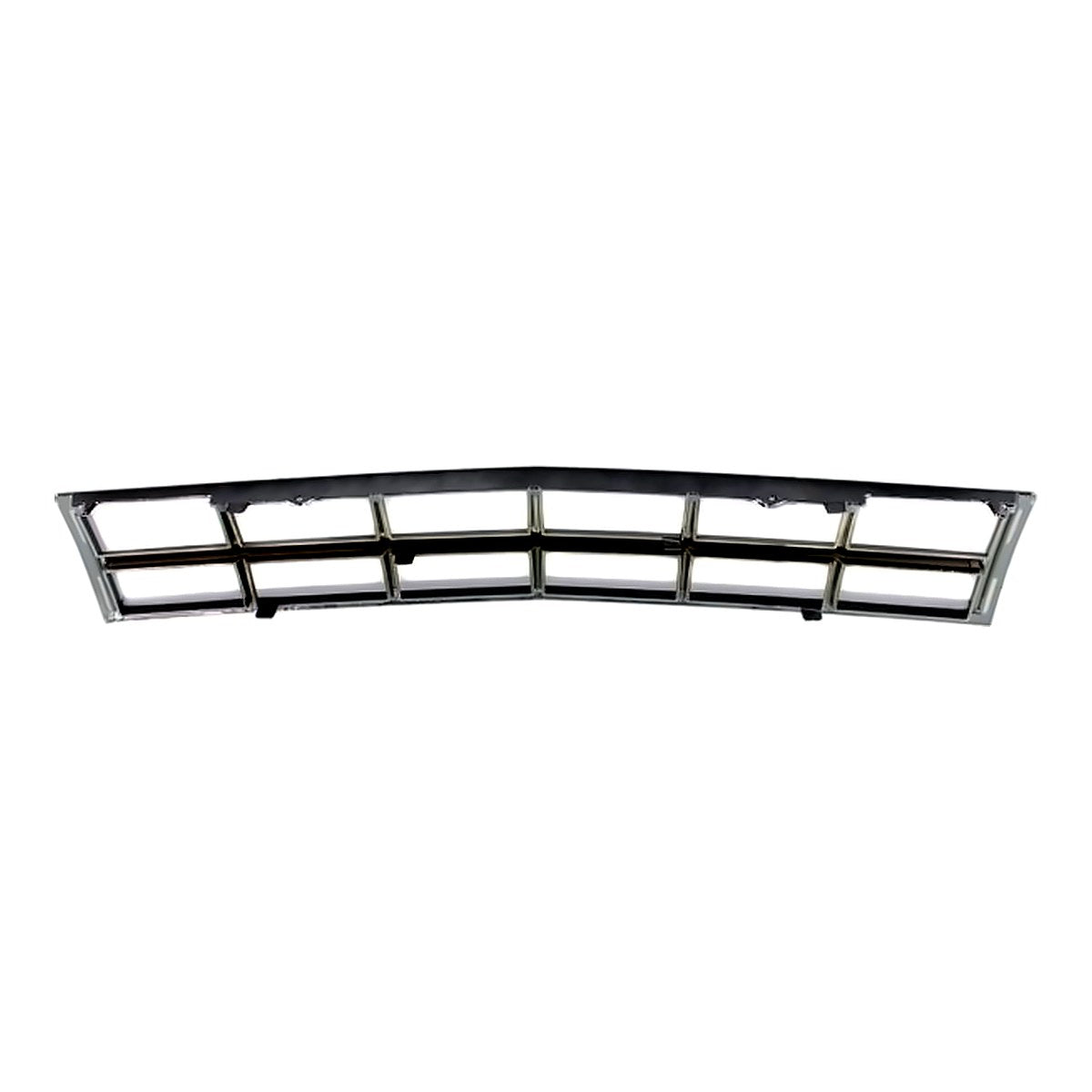 2010-2012 Cadillac Srx Grille Lower Center (Bumper Grille) Matte-Dark Gray With Chrome Moulding – Back View (GM1036129)