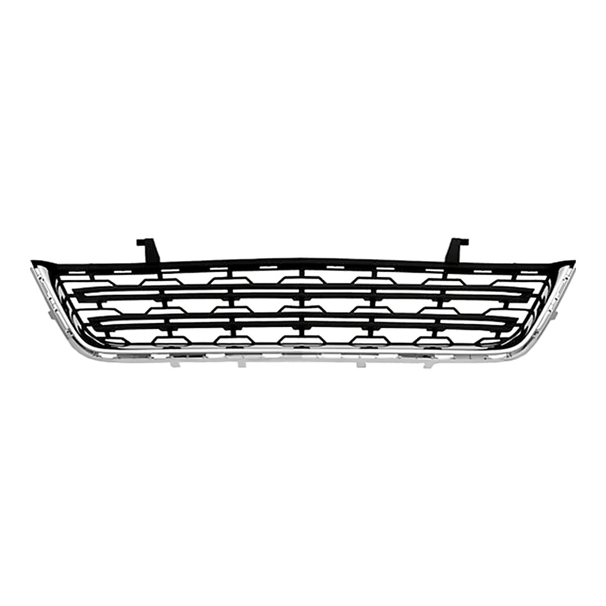 2013-2017 Chevrolet Traverse Grille Lower (Bumper Grille) Matte-Black With Chrome Moulding Ls/Lt – Front View (GM1036154)