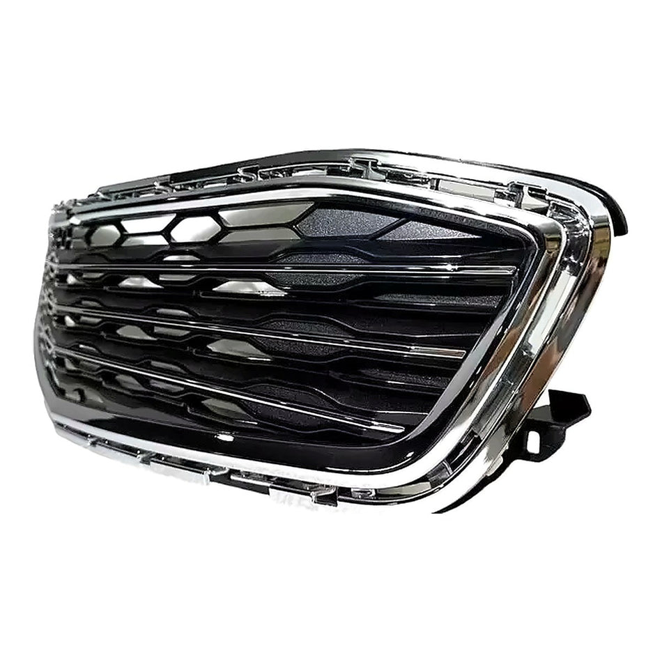 2016-2018 Chevrolet Malibu Grille Center Matte Black With Chrome Bars/Chrome Surearound – Side View (GM1036188)
