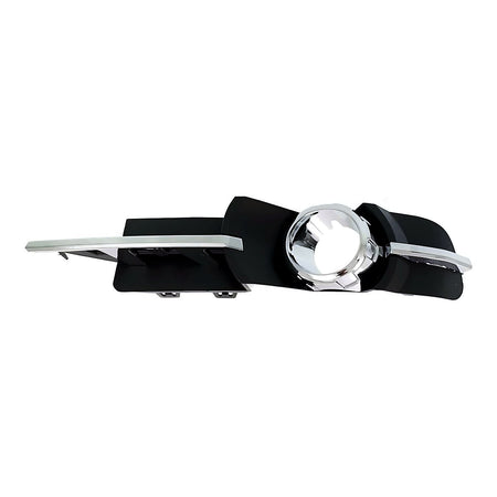 2008-2012 Chevrolet Malibu Grille Lower Driver Side Outer With Fog Light Hole Chrome/Black Lt/Ltz – Front View (GM1038115)