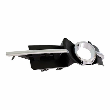2008-2012 Chevrolet Malibu Grille Lower Driver Side Outer With Fog Light Hole Chrome/Black Lt/Ltz – Side View (GM1038115)