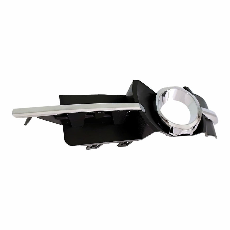 2008-2012 Chevrolet Malibu Grille Lower Driver Side Outer With Fog Light Hole Chrome/Black Lt/Ltz – Side View (GM1038115)