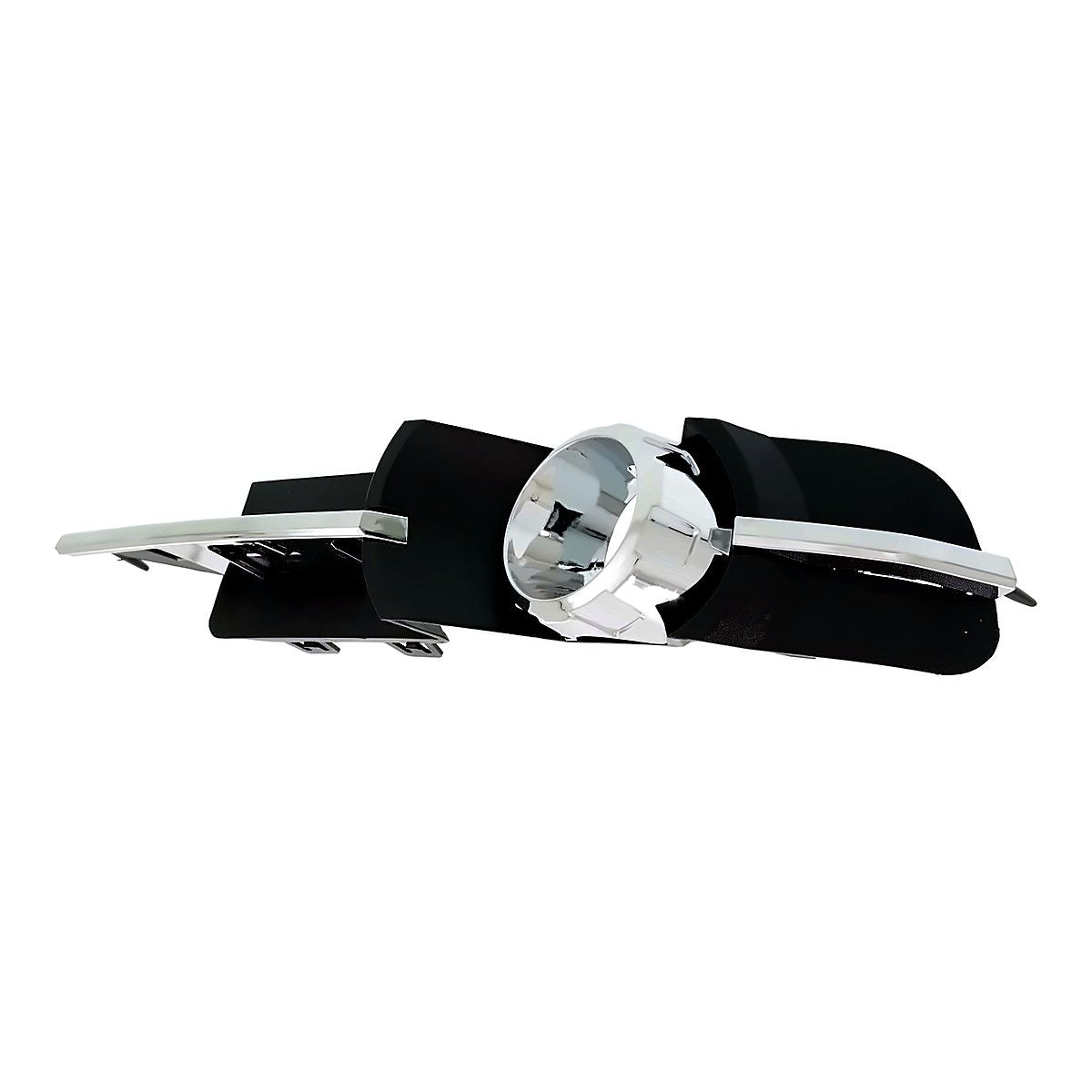 2008-2012 Chevrolet Malibu Grille Lower Driver Side Outer With Fog Light Hole Chrome/Black Lt/Ltz – Side View (GM1038115)