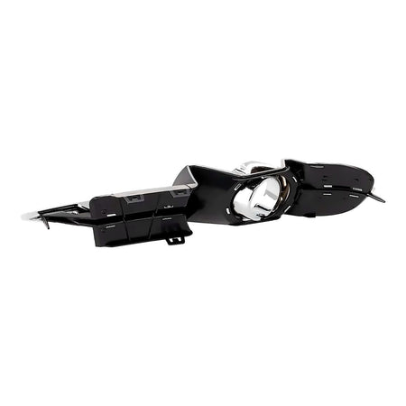 2008-2012 Chevrolet Malibu Grille Lower Driver Side Outer With Fog Light Hole Chrome/Black Lt/Ltz – Back View (GM1038115)