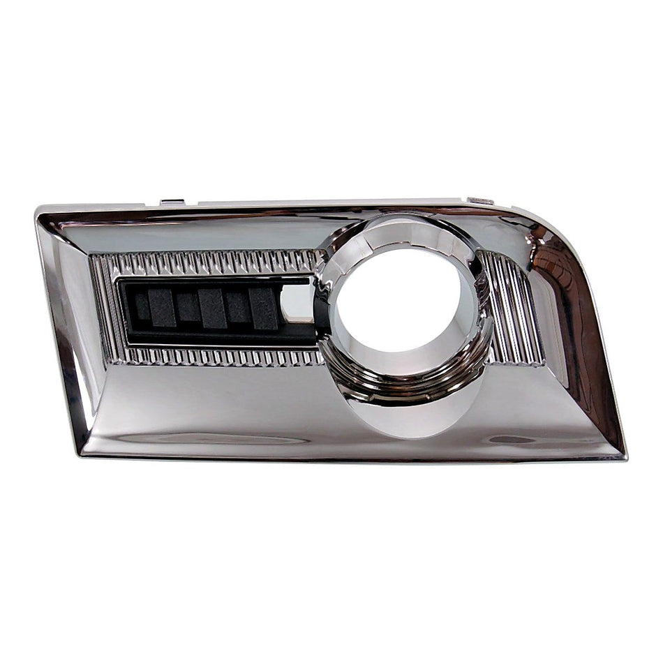 2010-2015 Gmc Terrain Fog Light Bezel Front Driver Side Chrome Exclude Denali – Front View (GM1038123)