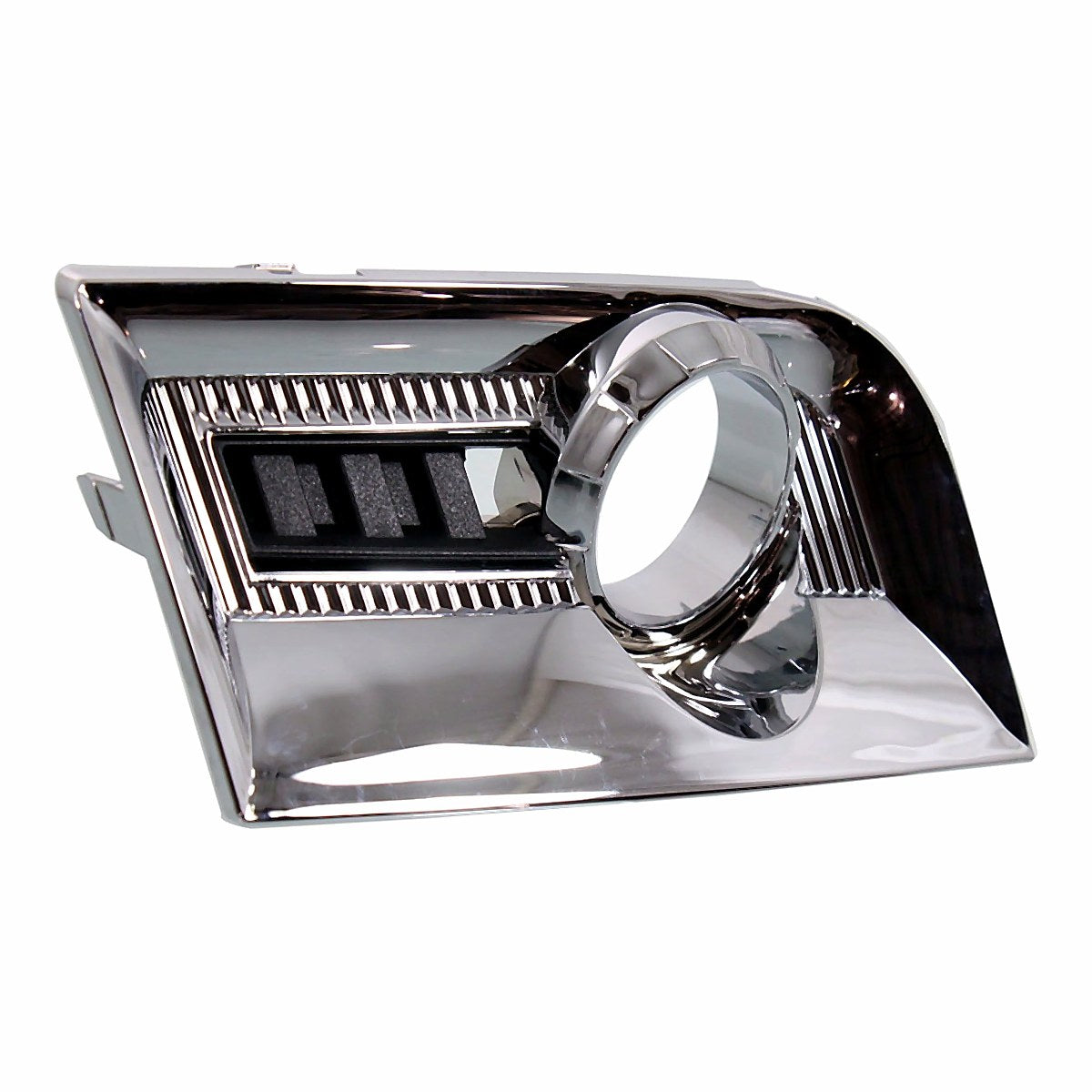 2010-2015 Gmc Terrain Fog Light Bezel Front Driver Side Chrome Exclude Denali – Side View (GM1038123)
